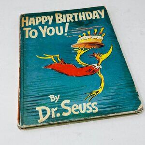 Dr Seuss Happy Birthday To You [1959] 1st Edition HC Random House